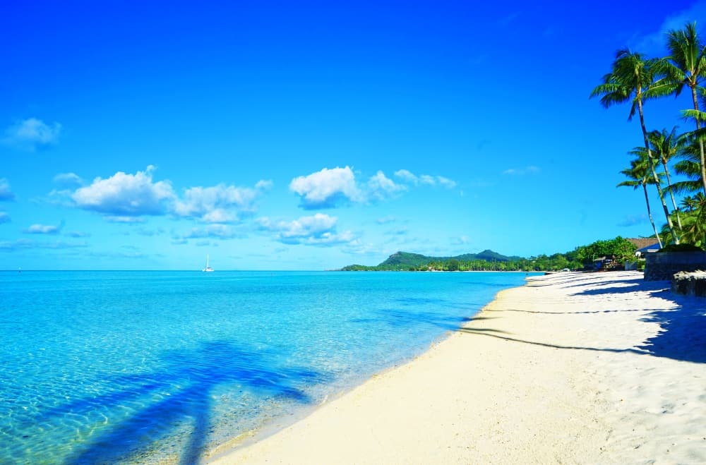 One of the best beaches on Bora Bora's mainland