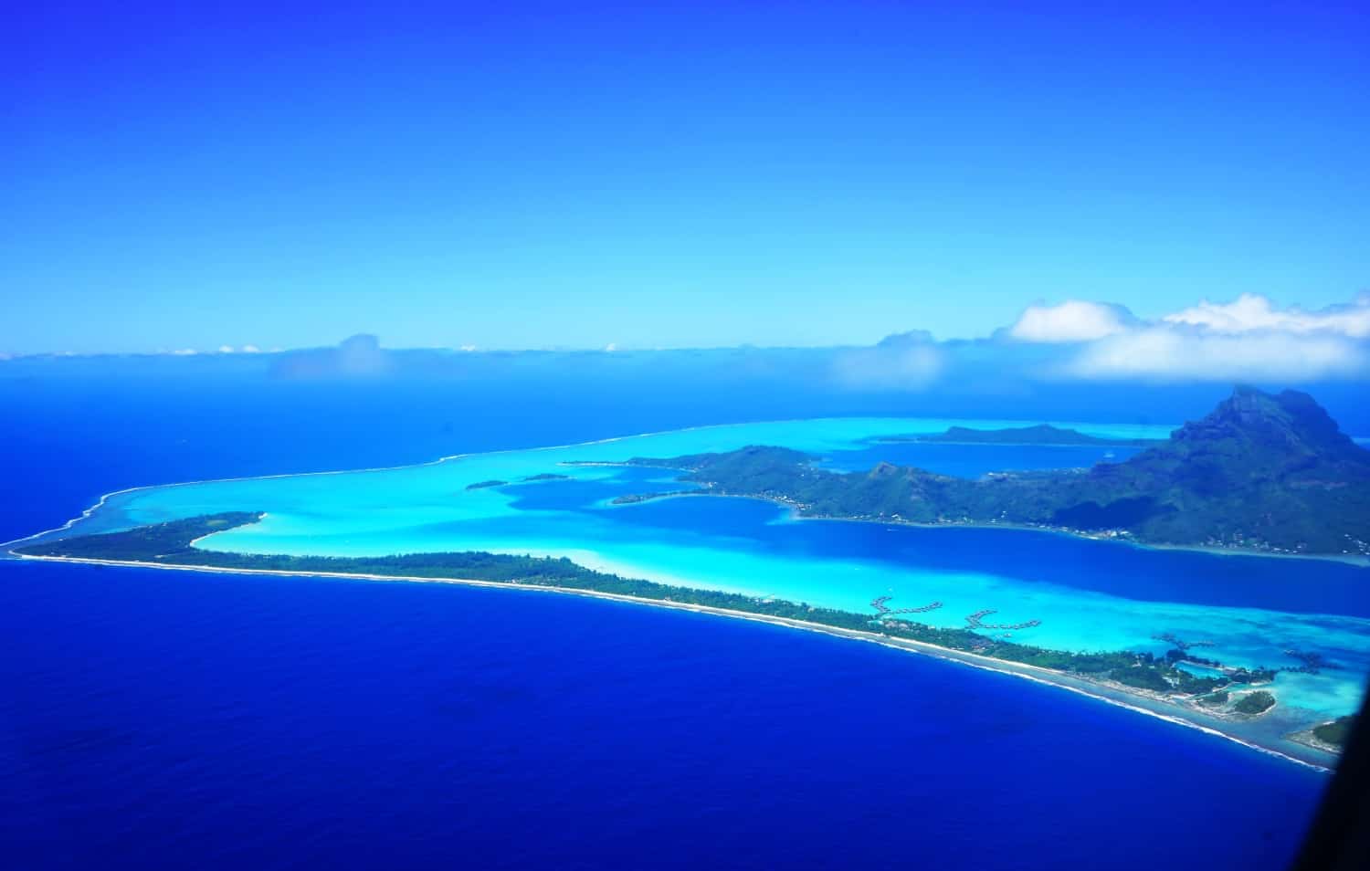 Bora Bora from above