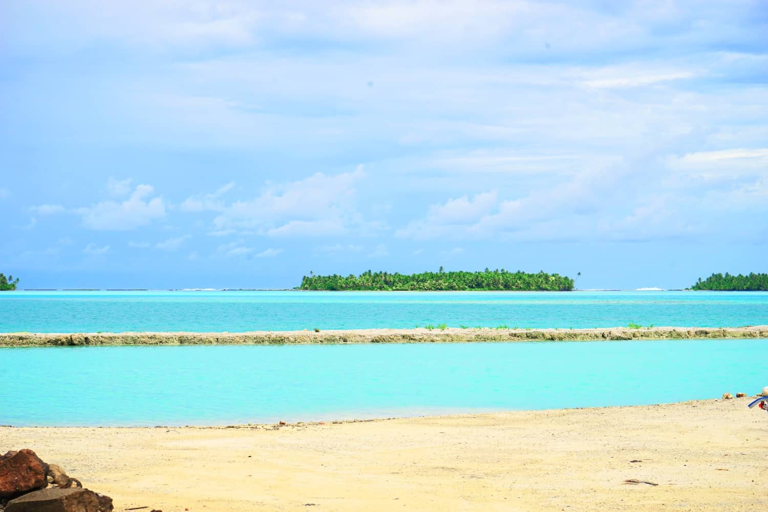 Ocean views in Maupiti, French Polynesia