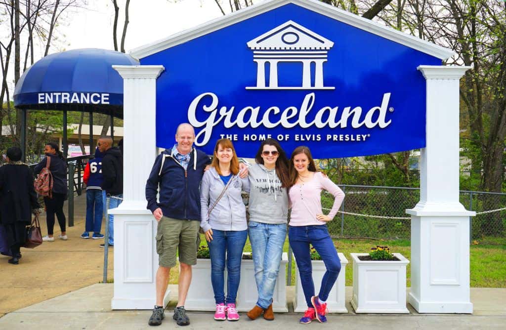 Family at Graceland