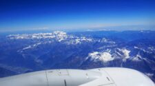 Flying over the French Alps