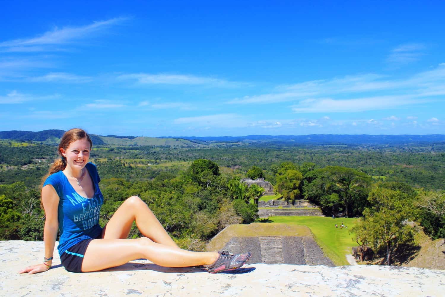 Lauren at Xunantunich