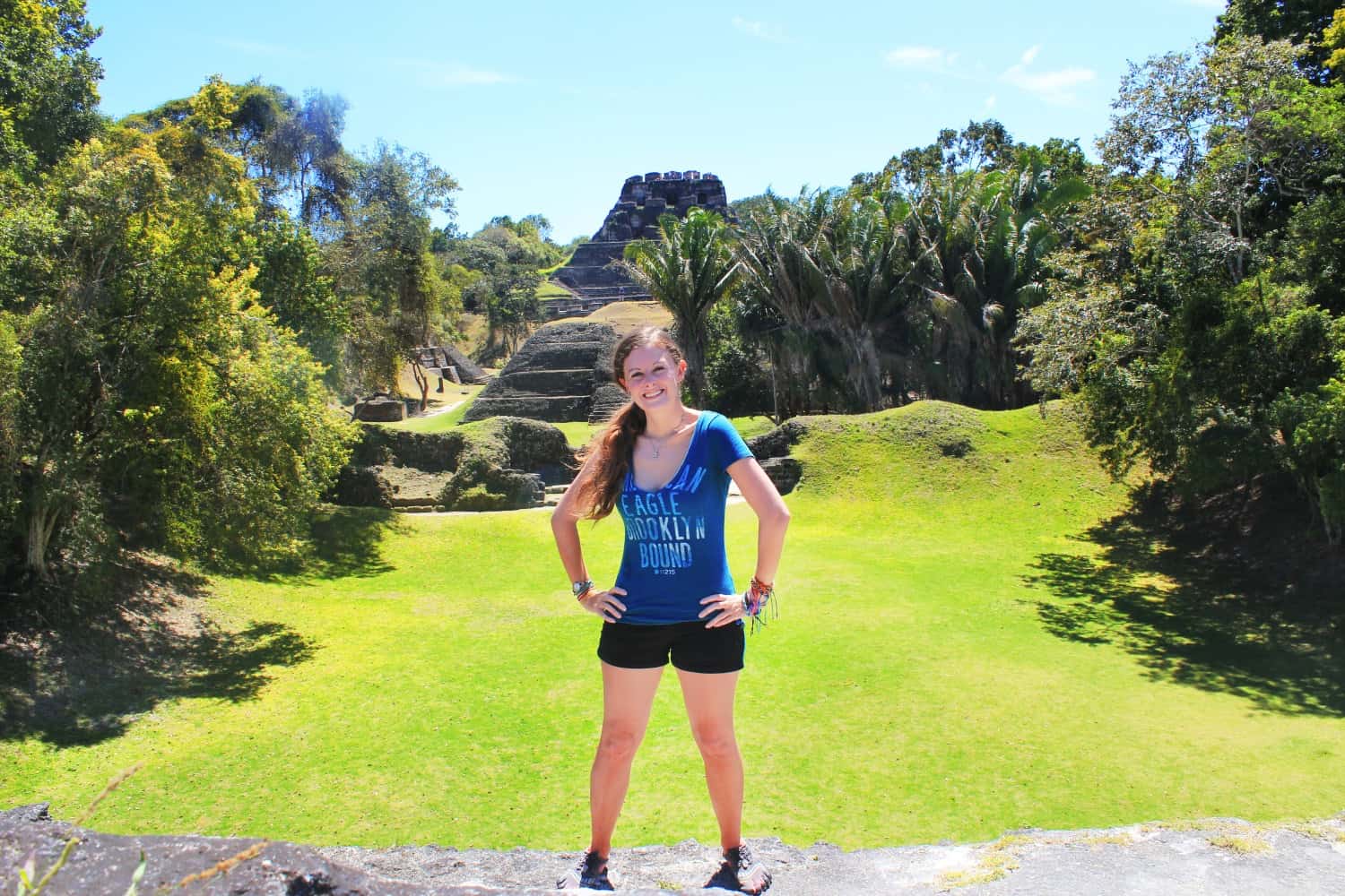 Lauren at Xunantunich