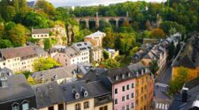 Luxembourg City from above