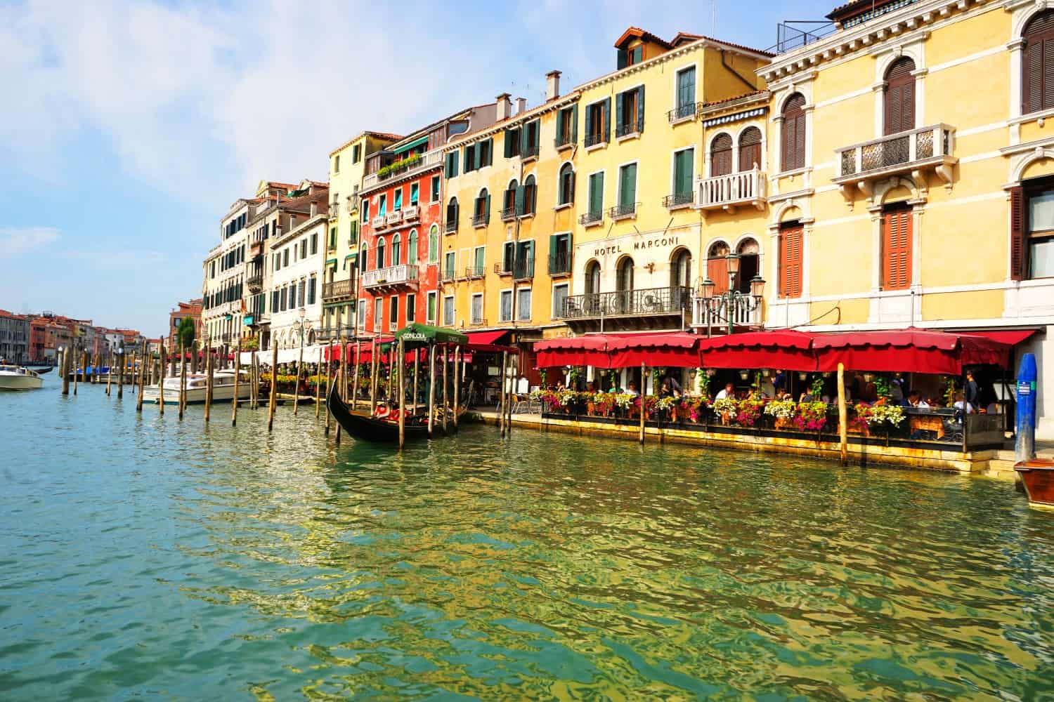 Venice from a water taxi