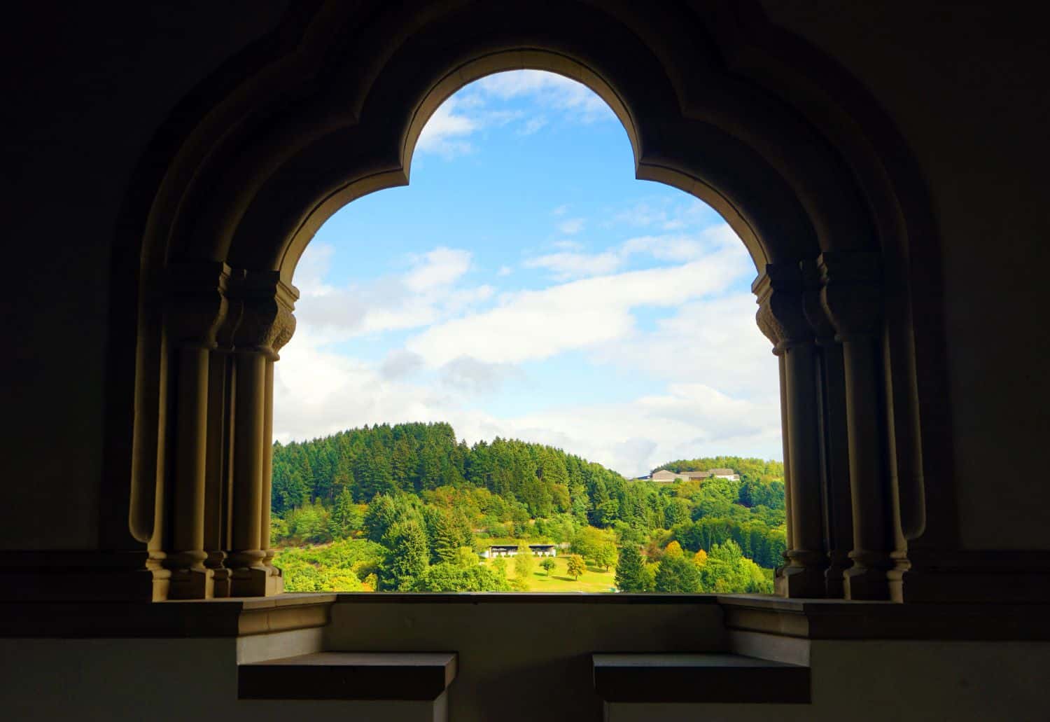Views of the countryside from Vianden Castle