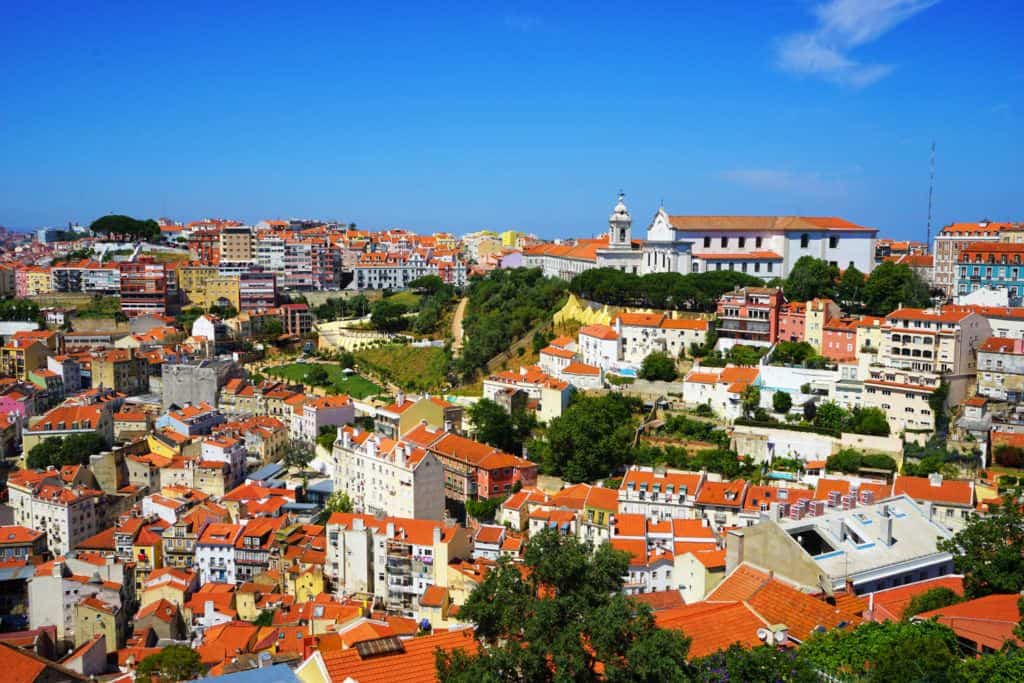 Lisbon castle views