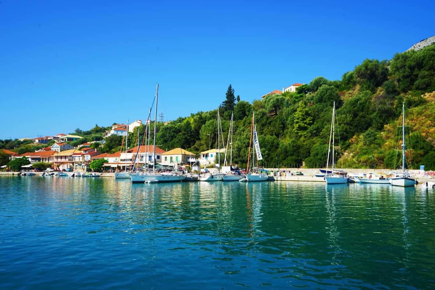 moored in Greece