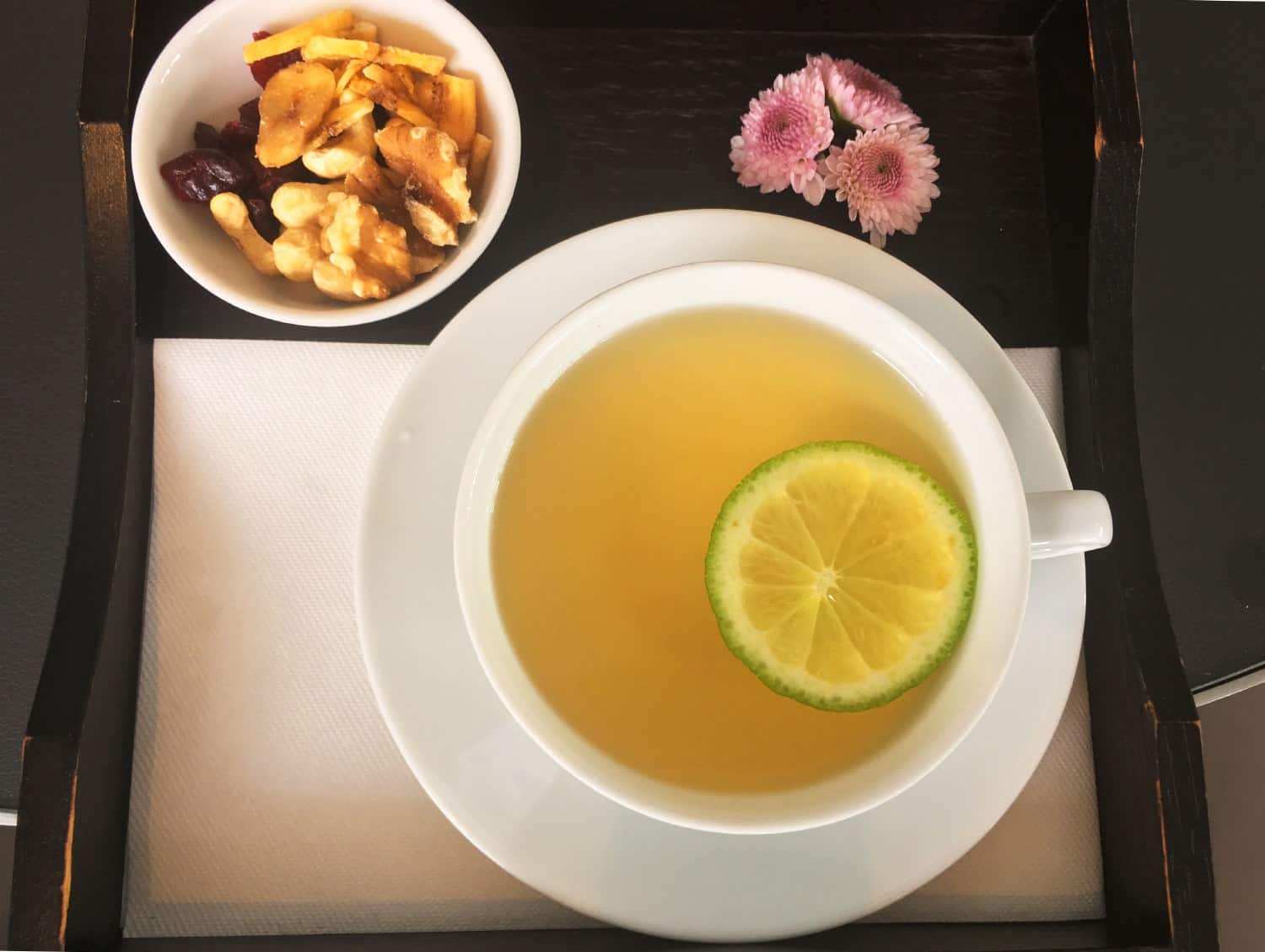 Cup of tea at ONO spa, Berlin