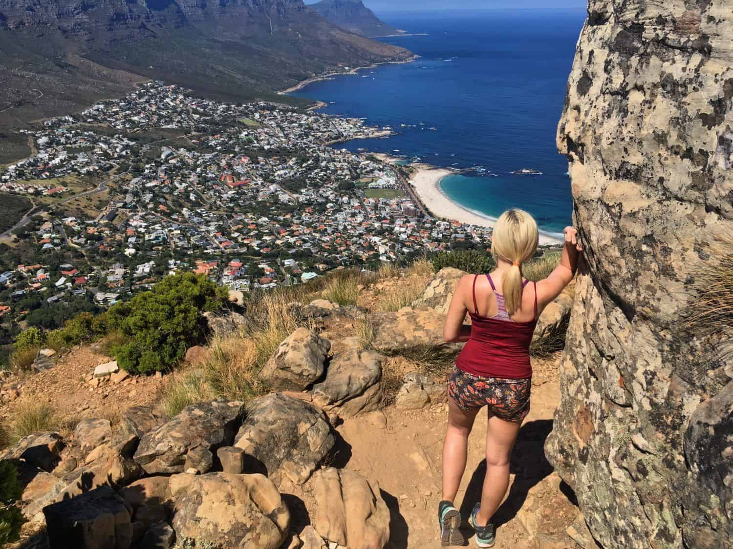 Lauren hiking Lions Head