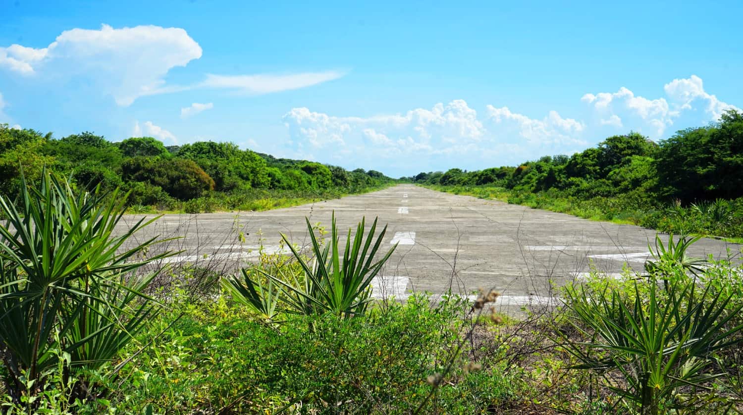 Runway on Magaruque Island