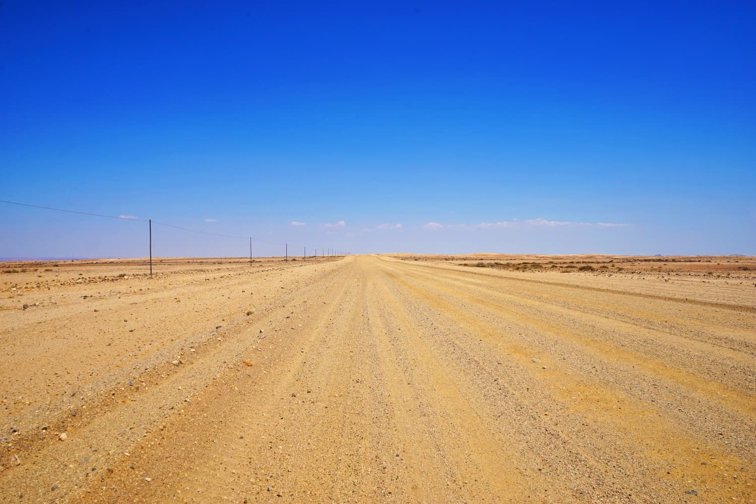 Empty road in Namibia
