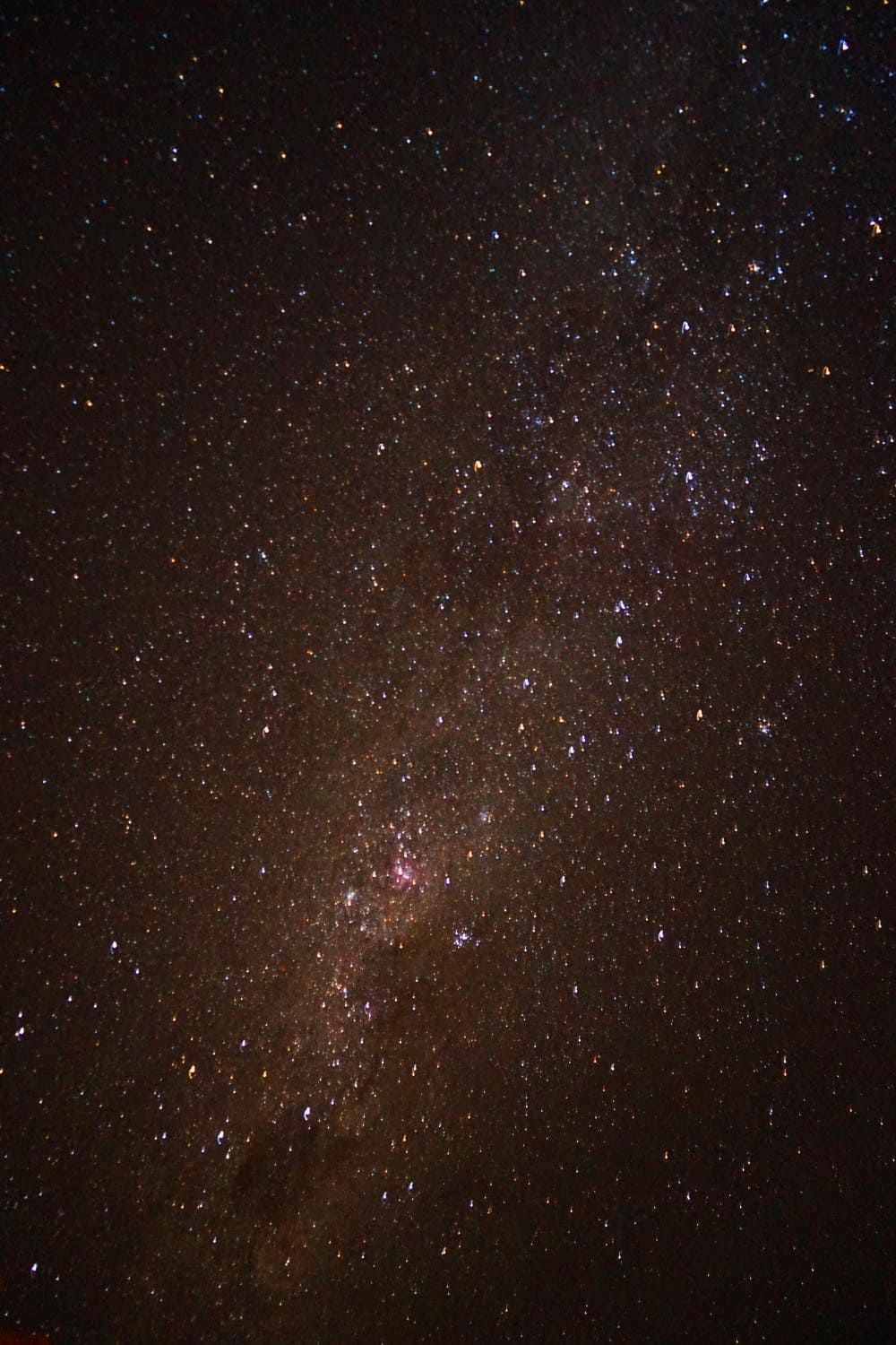 milky way in namibia