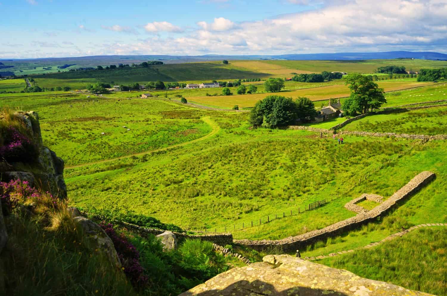 Hadrian's Wall from above