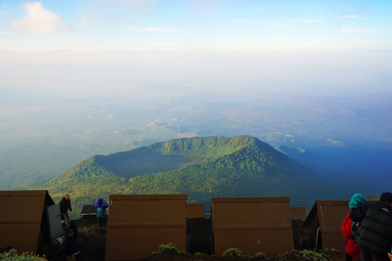 View from Mount Nyiragongo