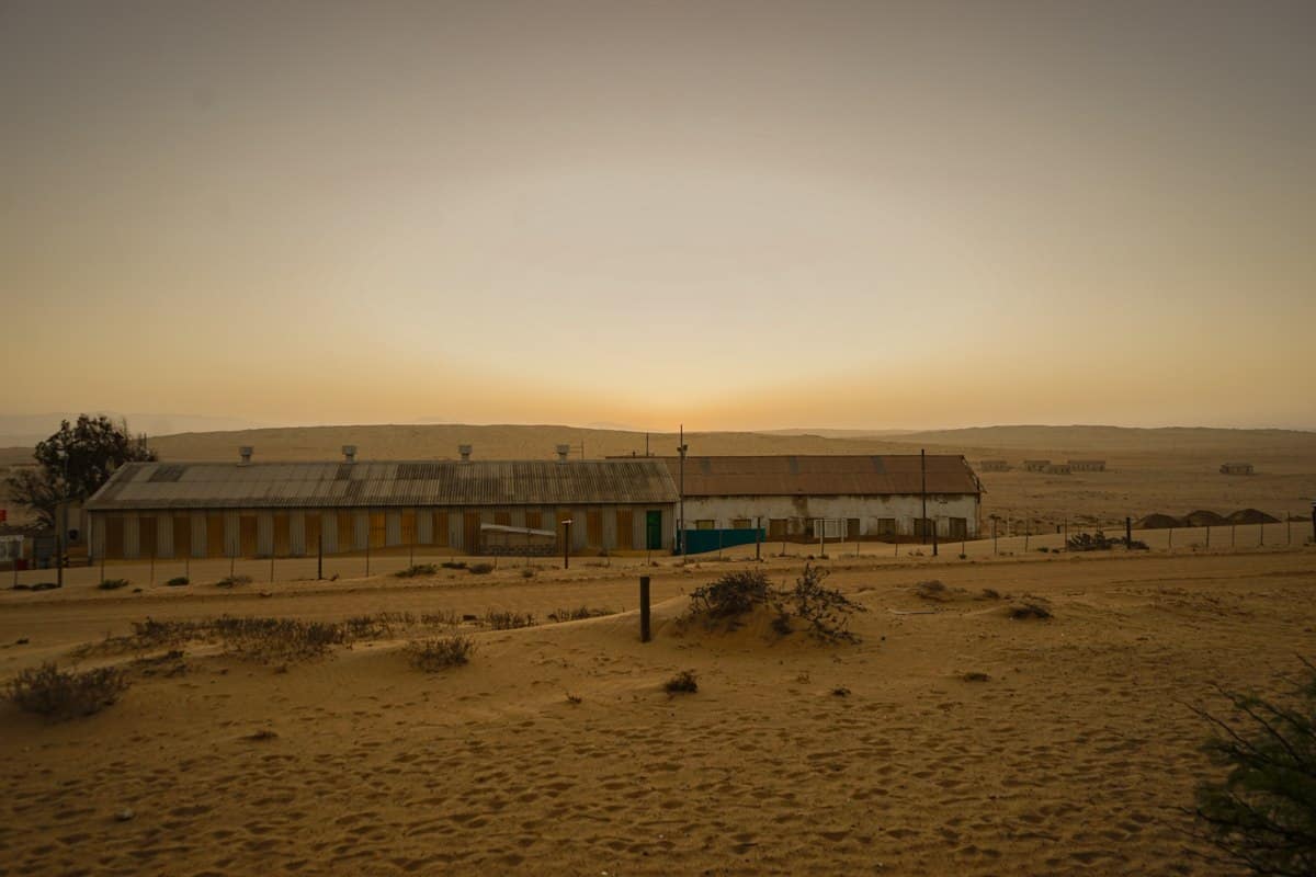 Sunrise at Kolmanskop, Namibia