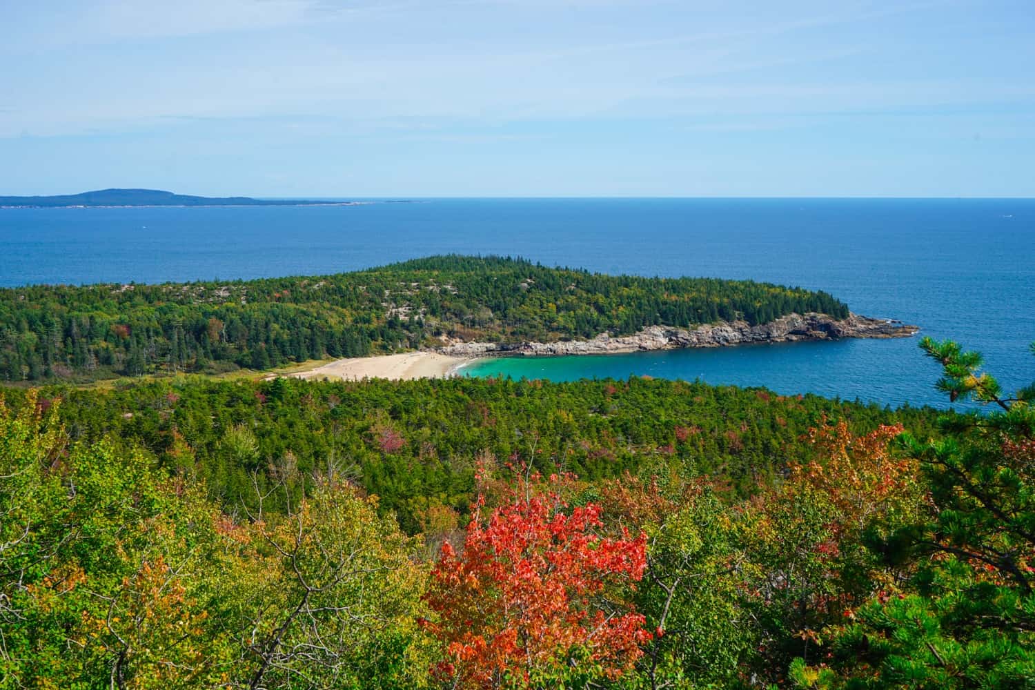 Beach in Acadia National Park