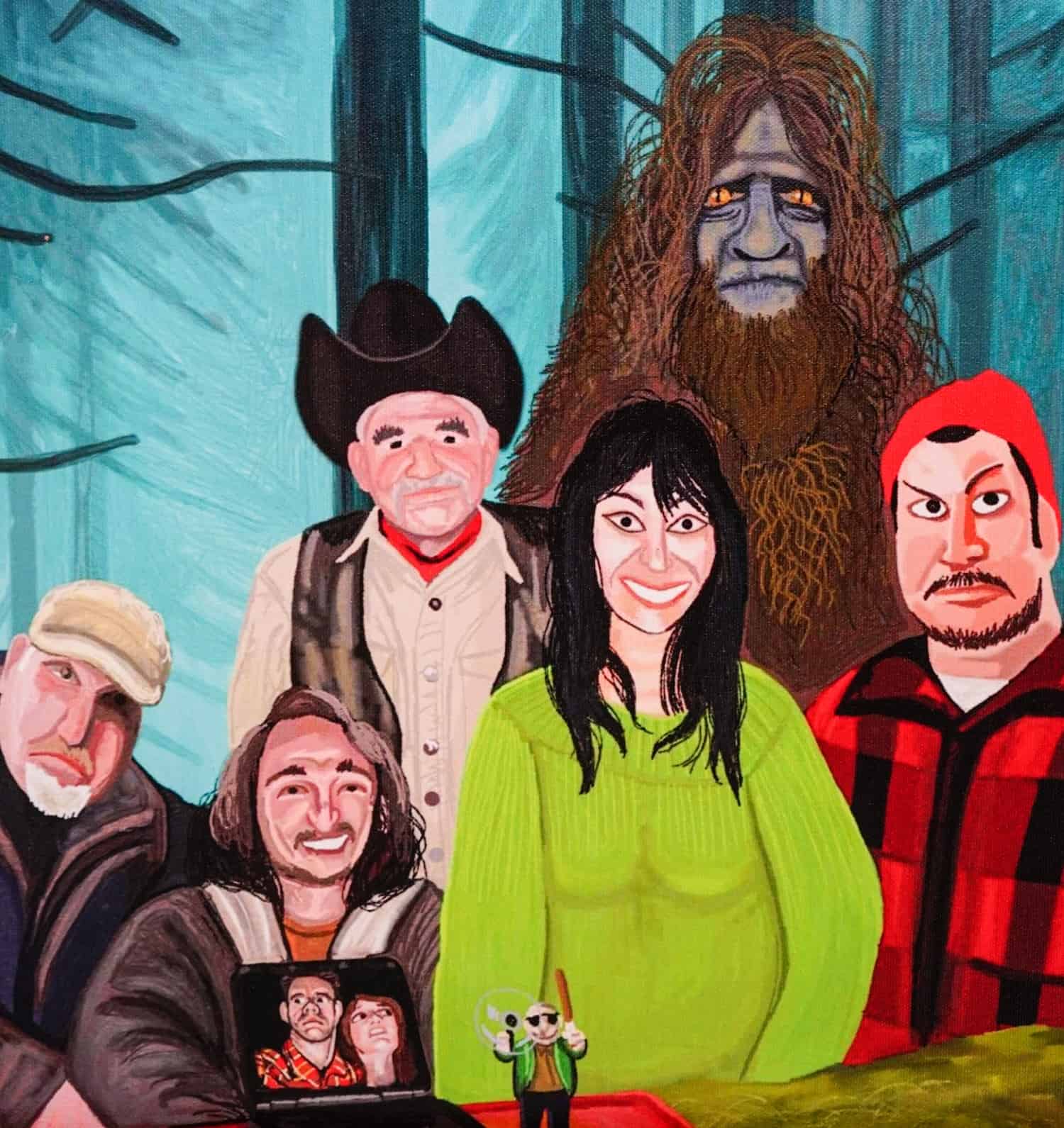 Family Portrait with Bigfoot