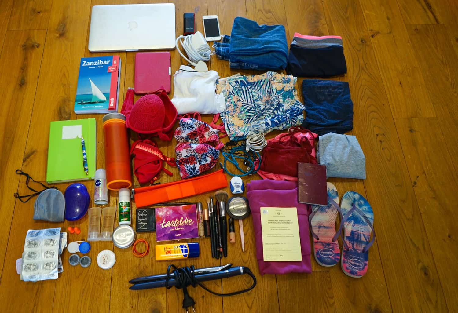 Zanzibar packing list