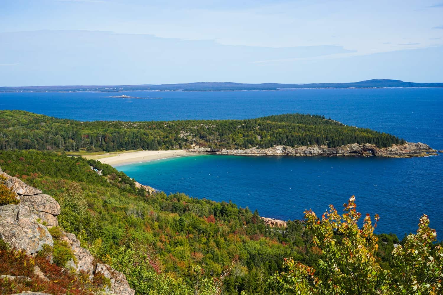 Acadia from above