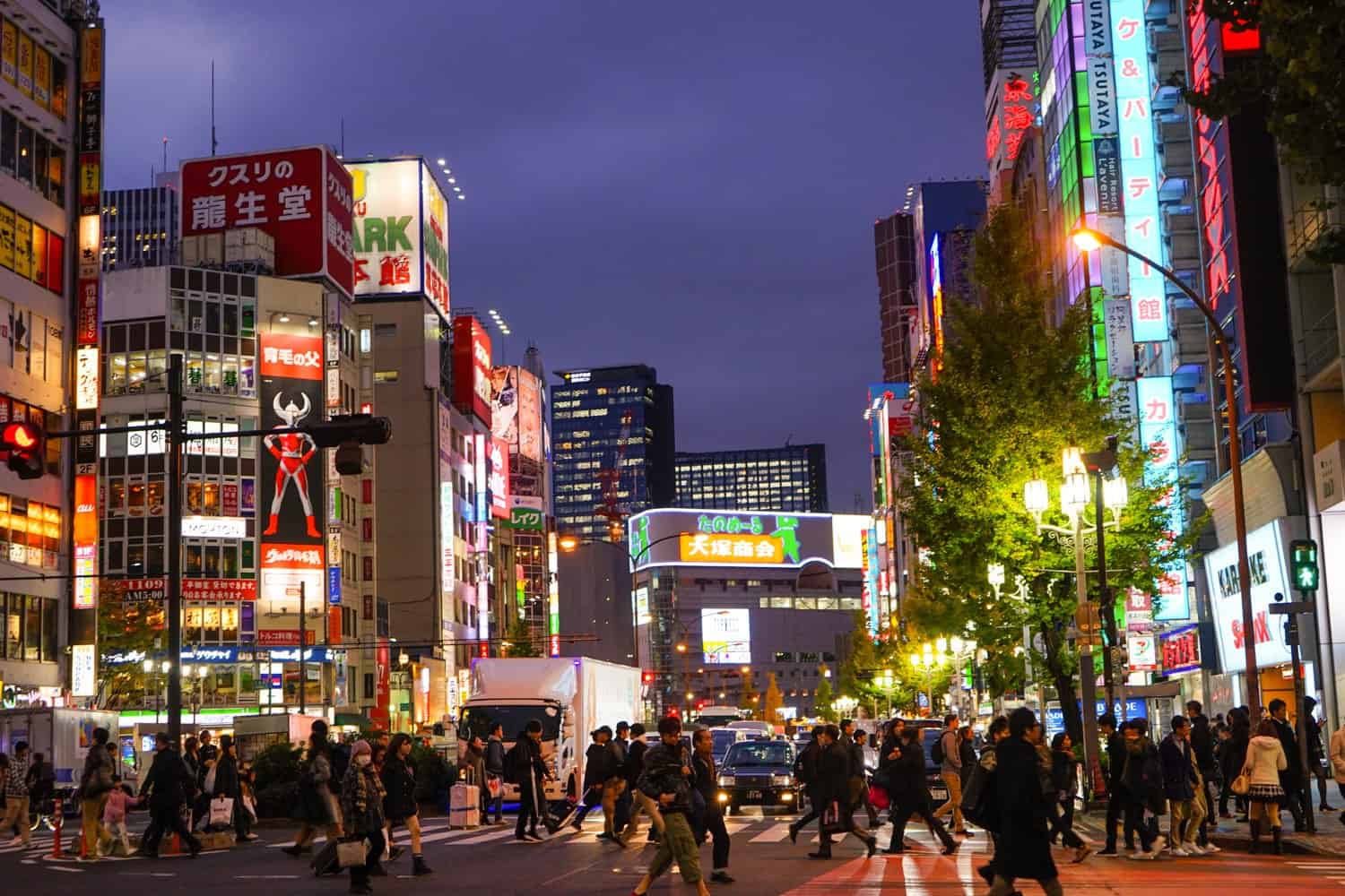 Tokyo at night