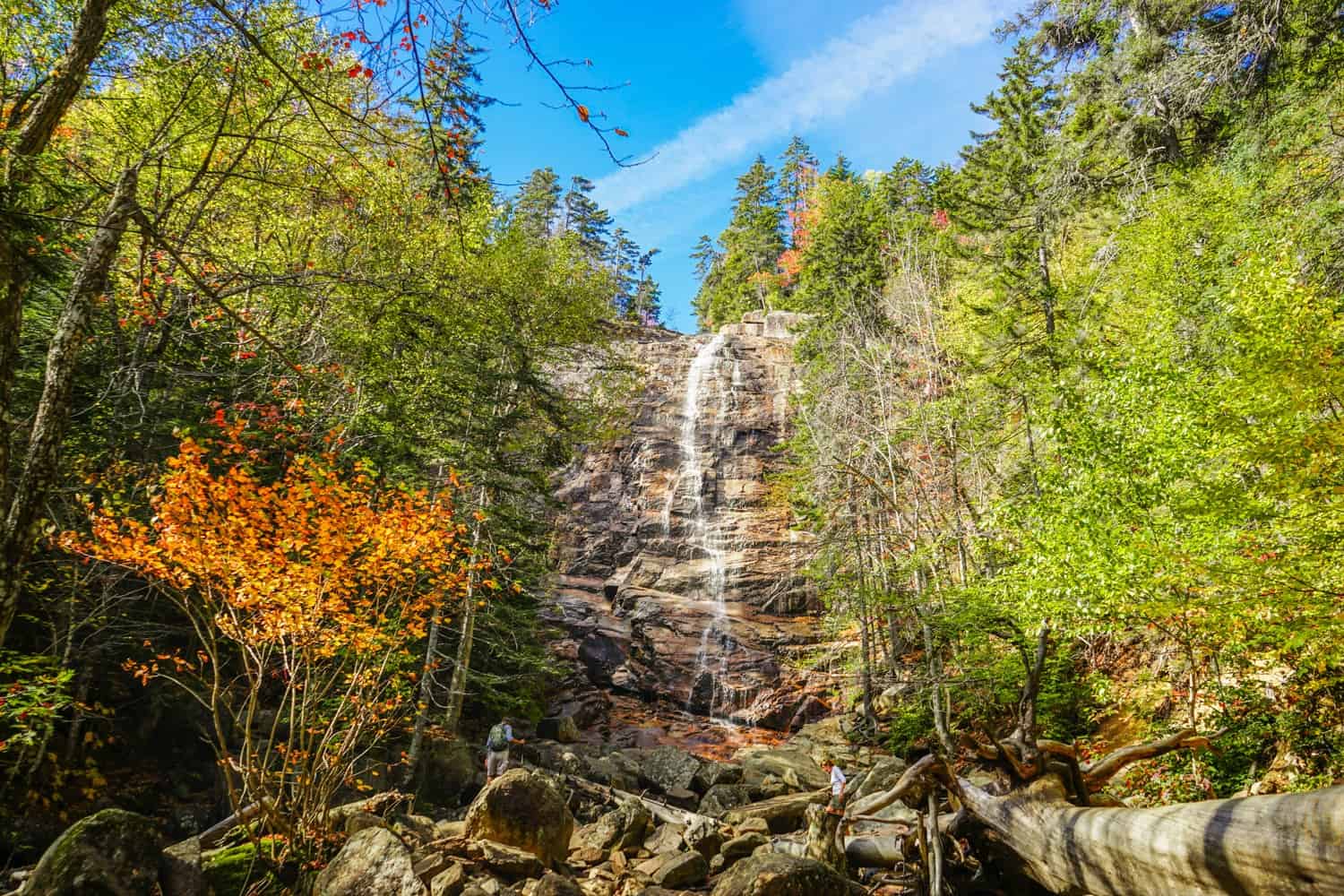 Waterfall in White Mountains