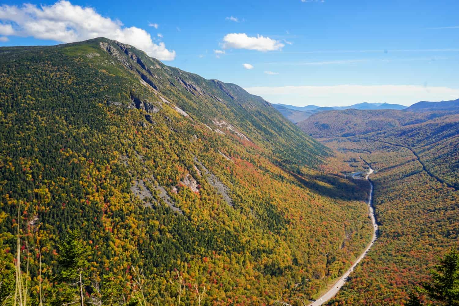 White Mountains in New Hampshire