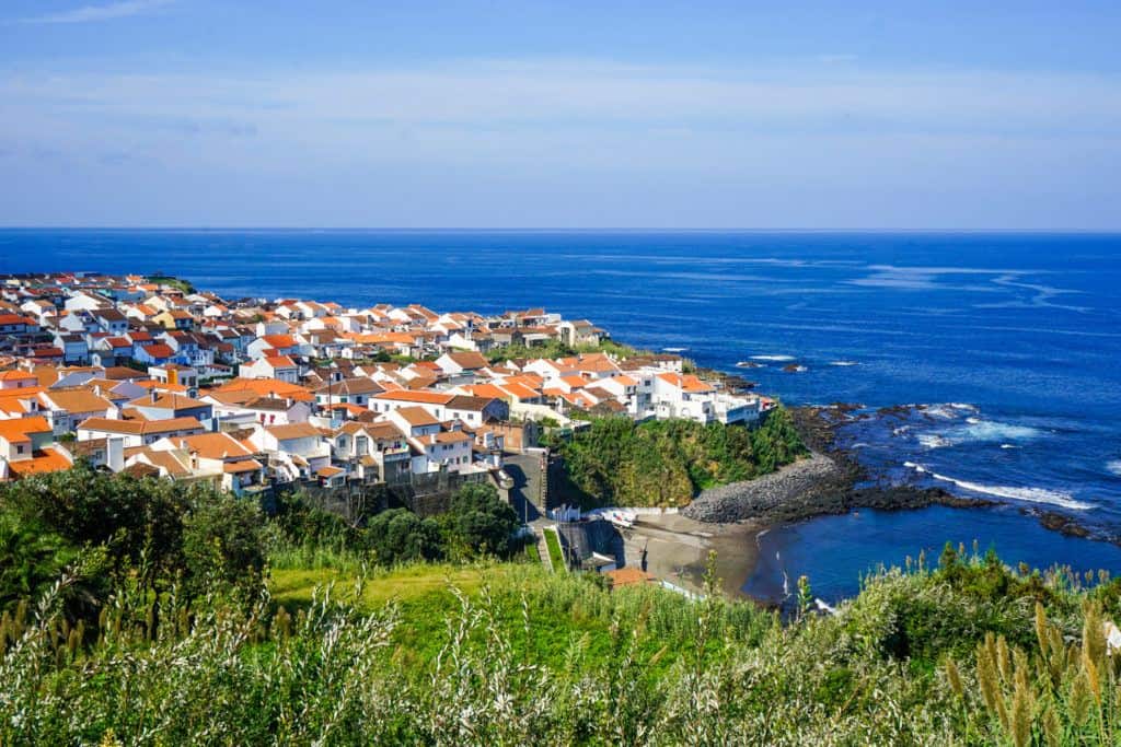 Ocean town i Sao Miguel Azorerna