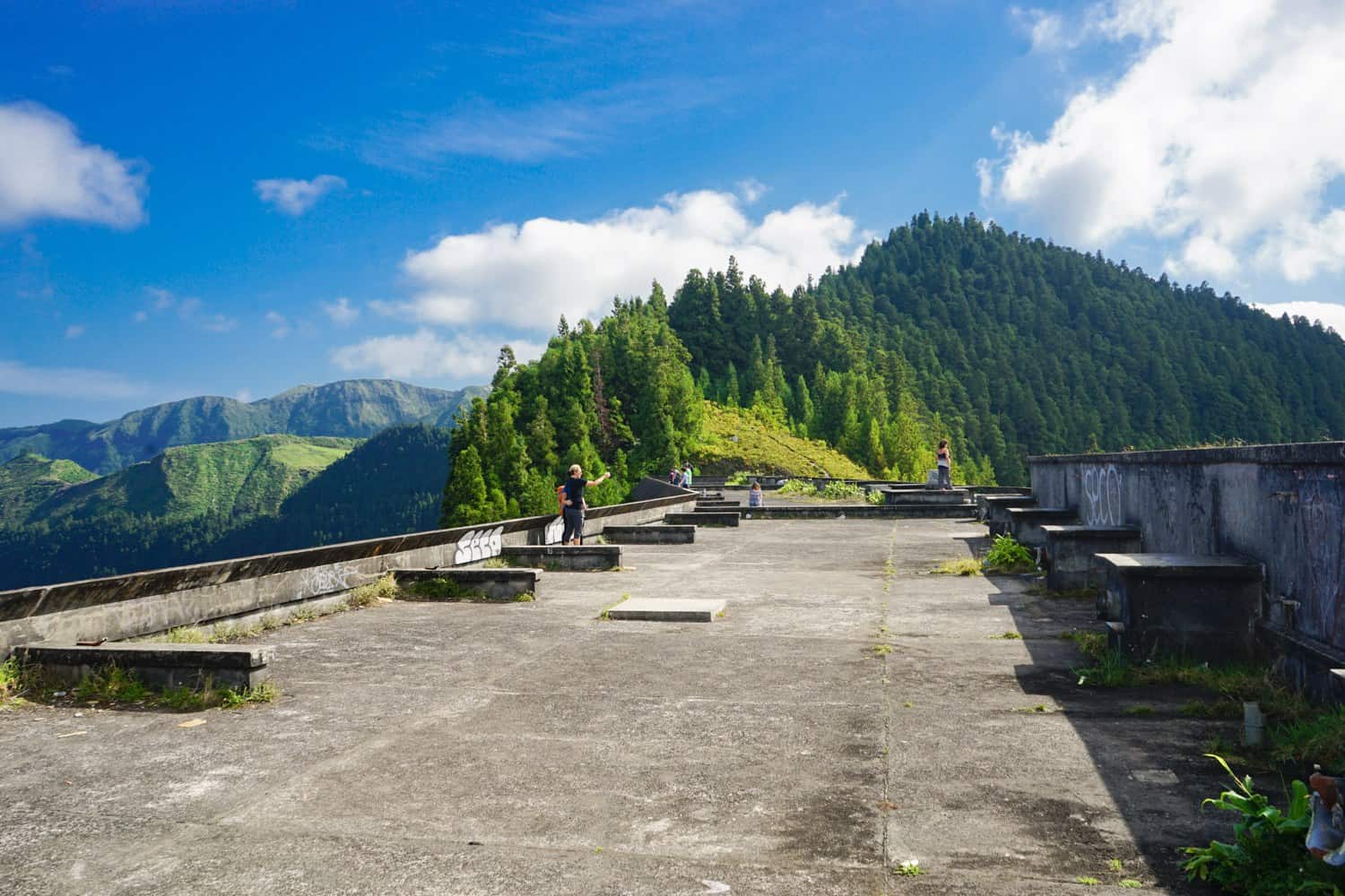 Rooftop of Monte Palace Hotel Sao Miguel