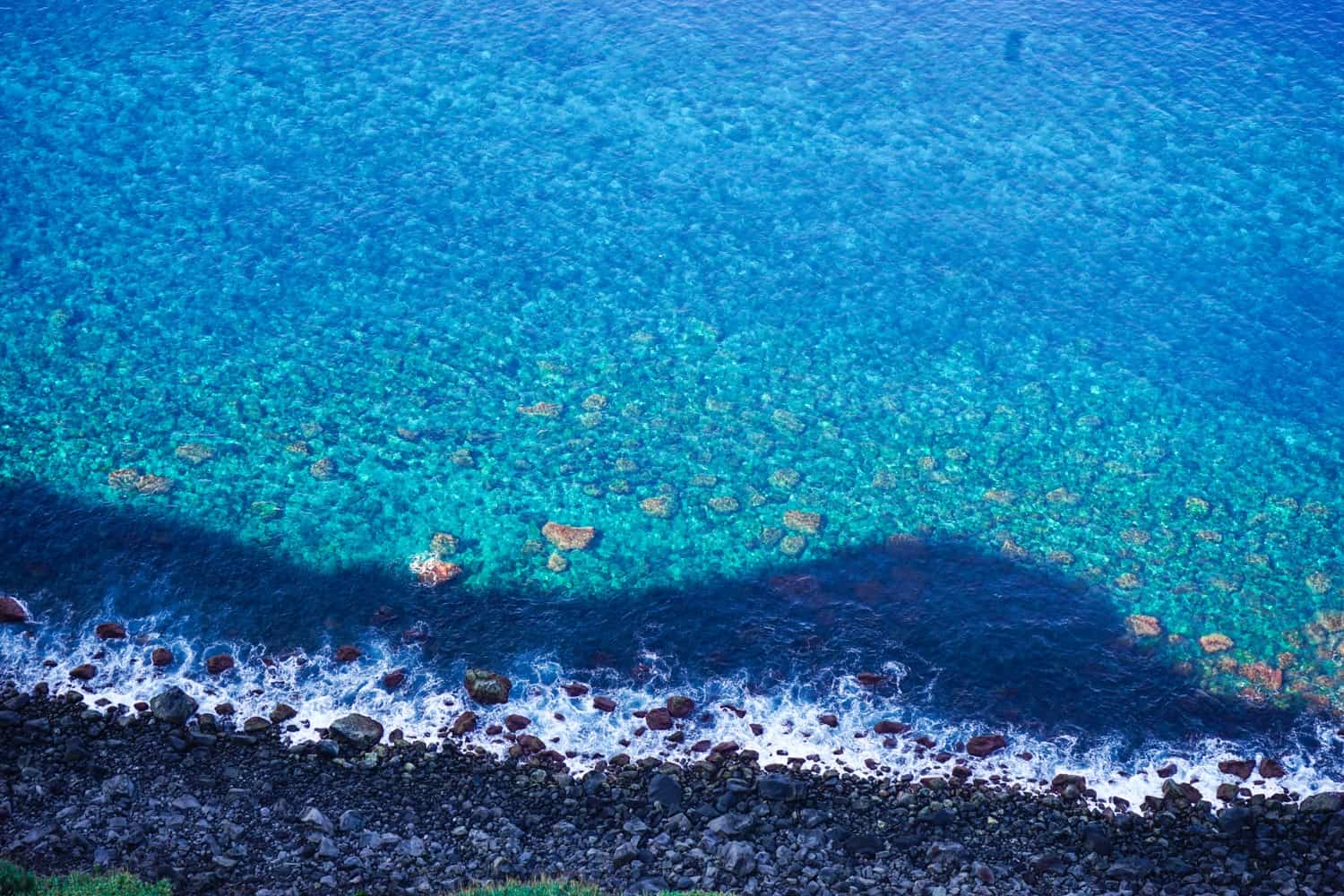 The colour of the water in the Azores