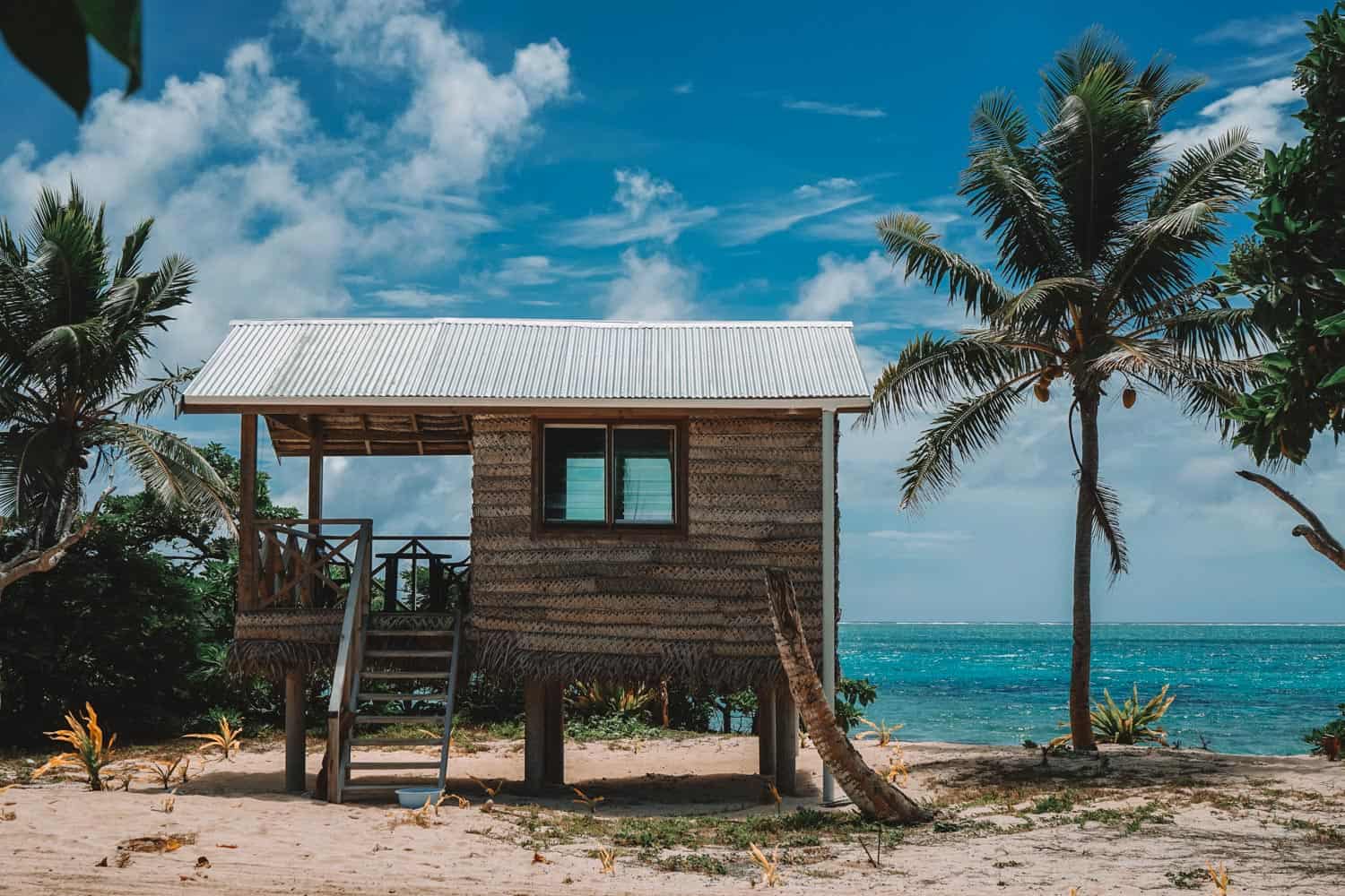 My beautiful beach hut in Ha’apai - I highly recommend staying at Matafonua...