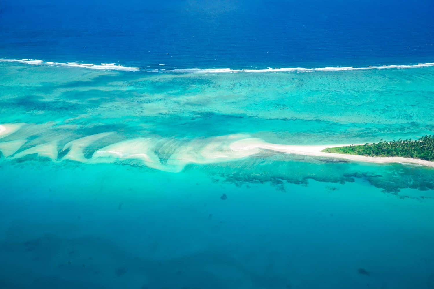 Island of Tonga from above