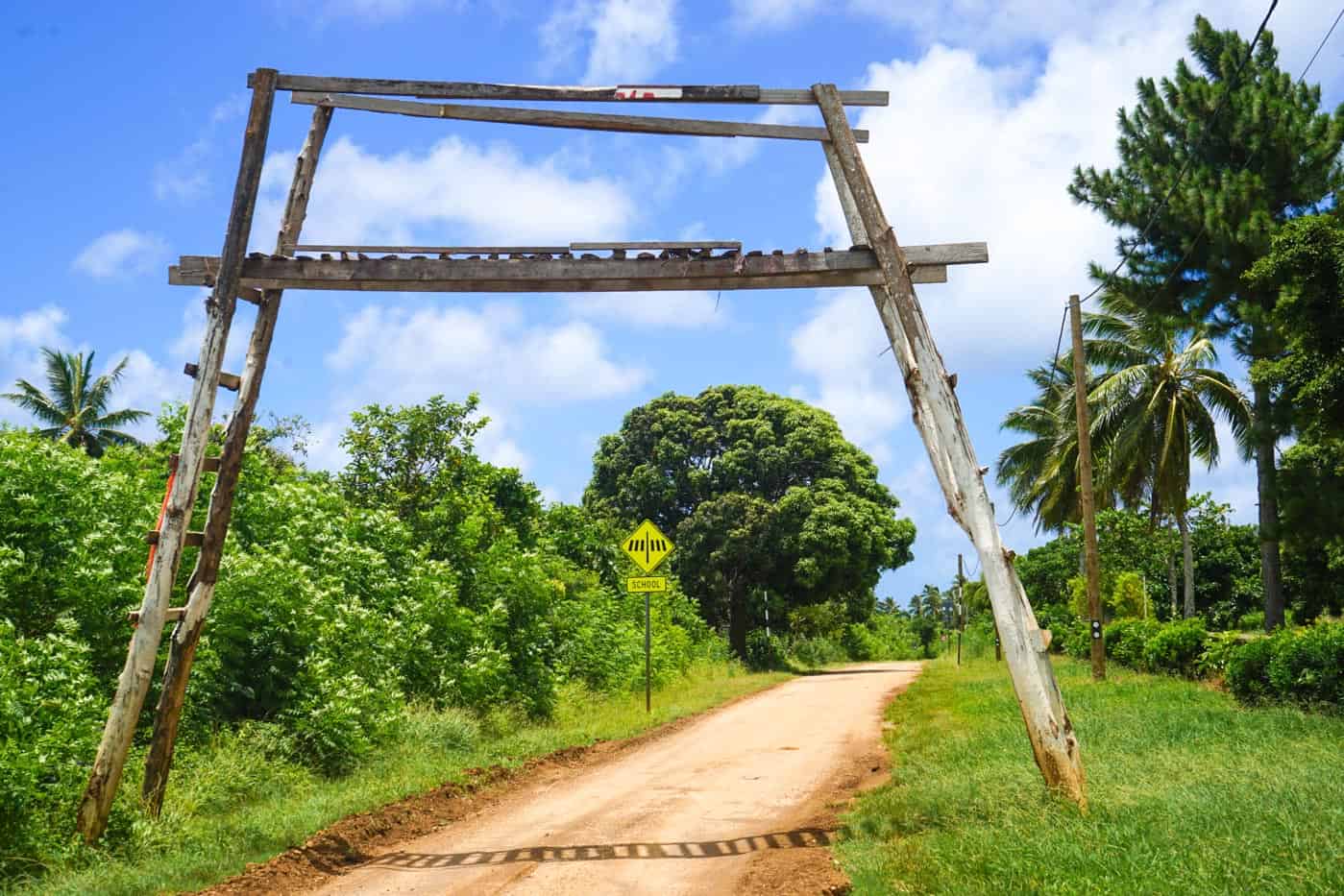 Road bridge in Eua Tonga