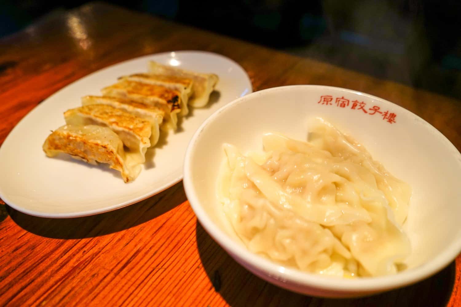 Gyozas in Harajuku Tokyo