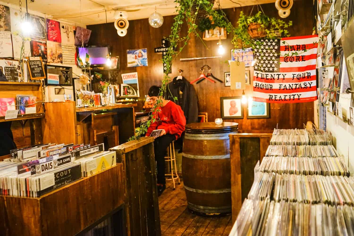 Record store in Harajuku, Tokyo