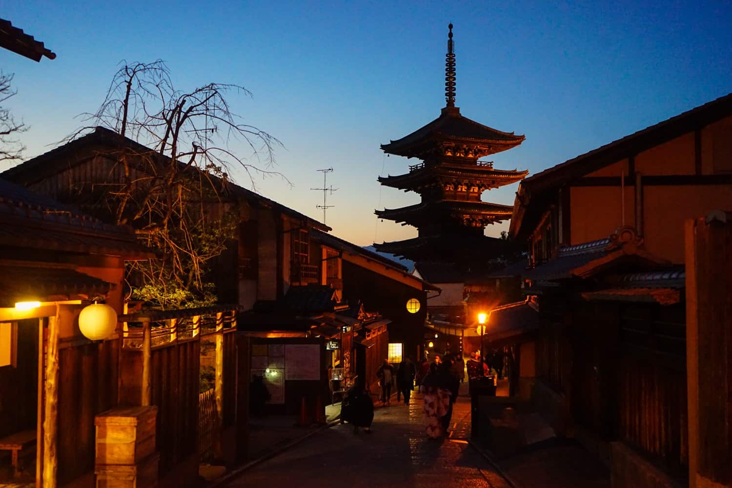 Kyoto at night