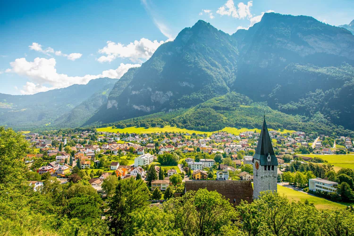 Liechtenstein from above
