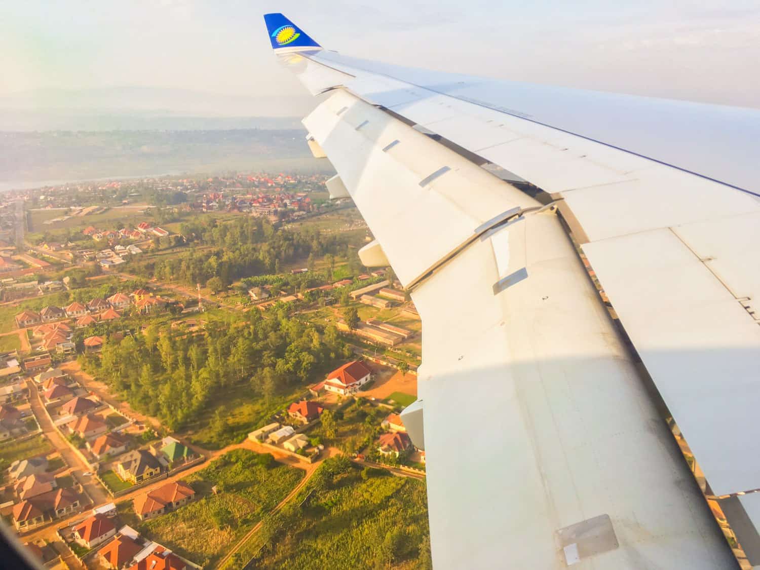 Kigali plane view