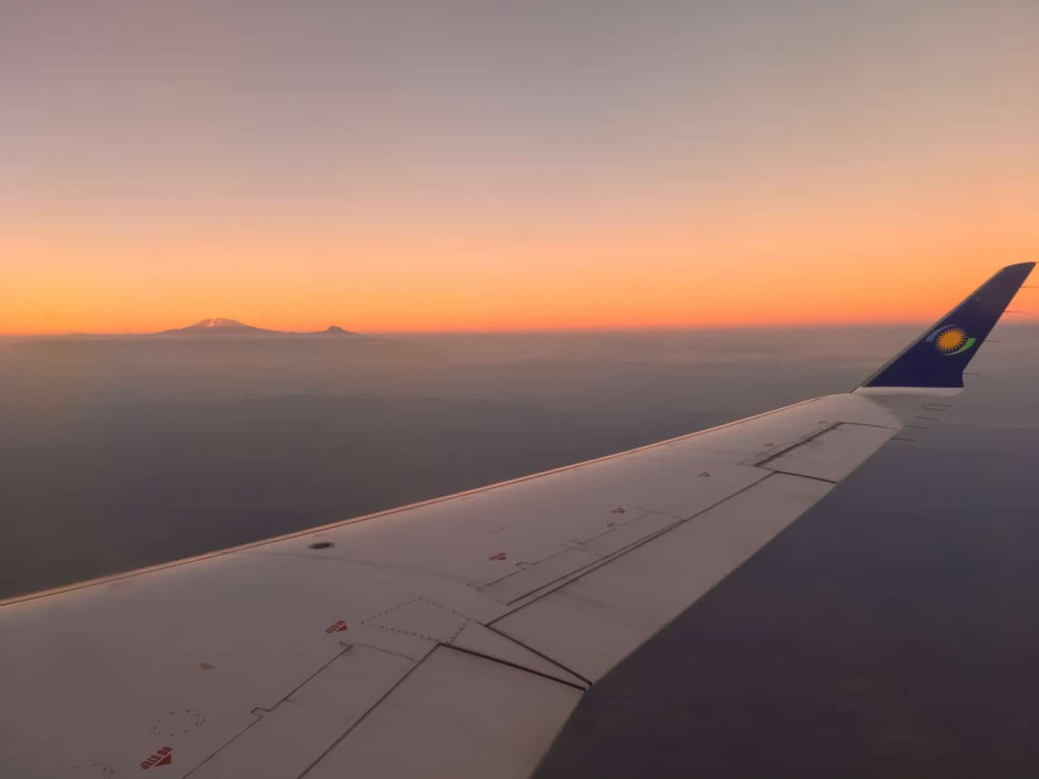 Kilimanjaro plane view