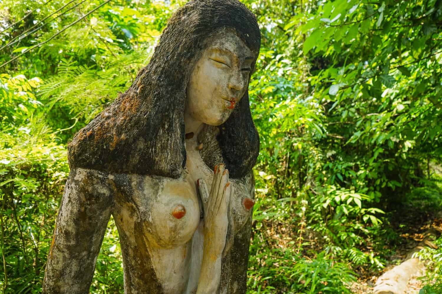 Erotic sculpture in Koh Mak_