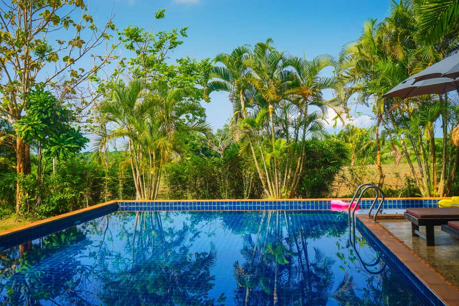 Swimming Pool at Bamboo Hideaway in Koh Mak