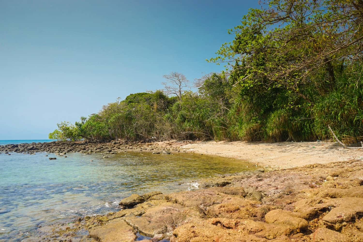 Ugly beach on Koh Mak Thailand