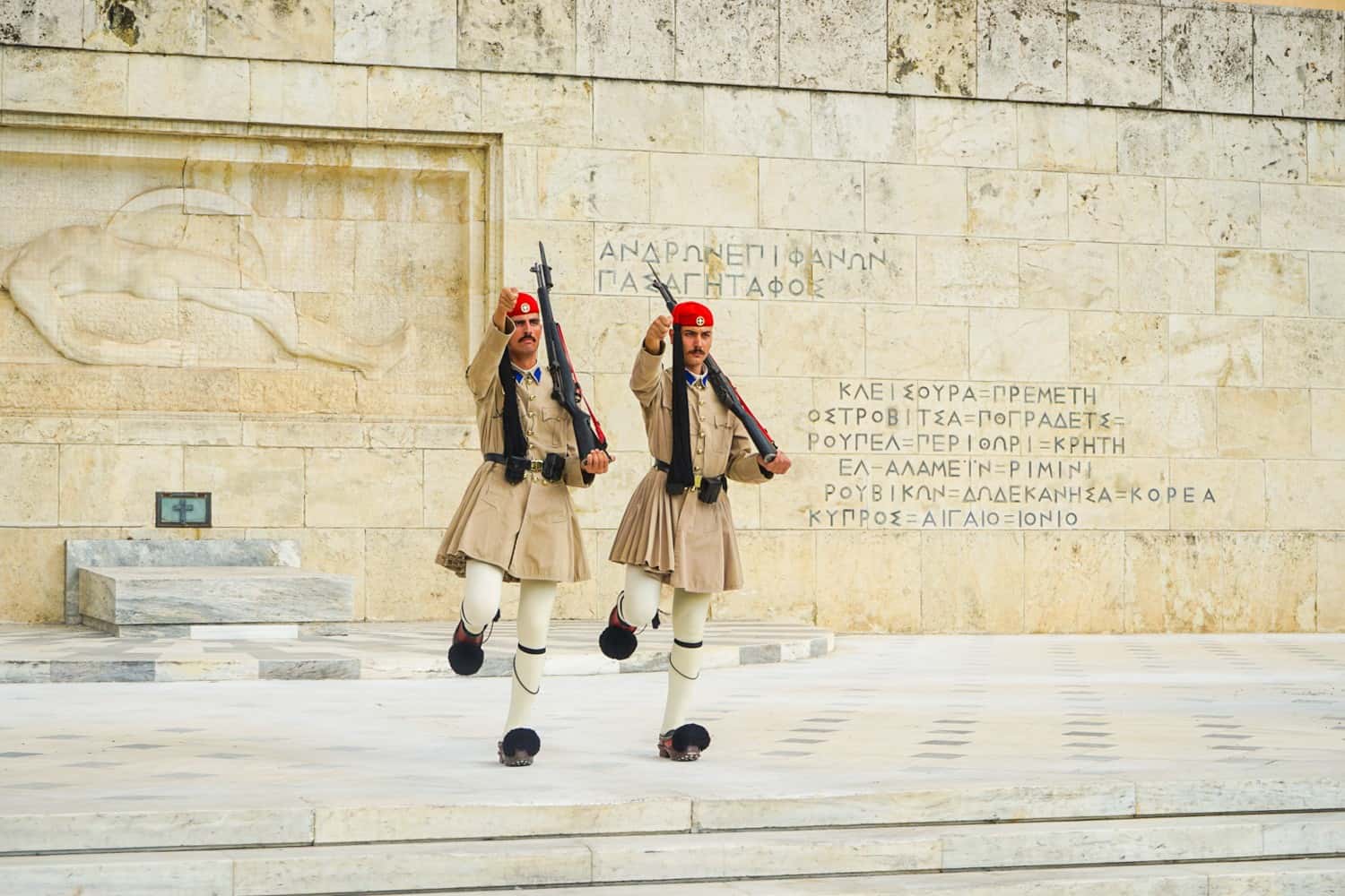 Changing of the guards in Athens