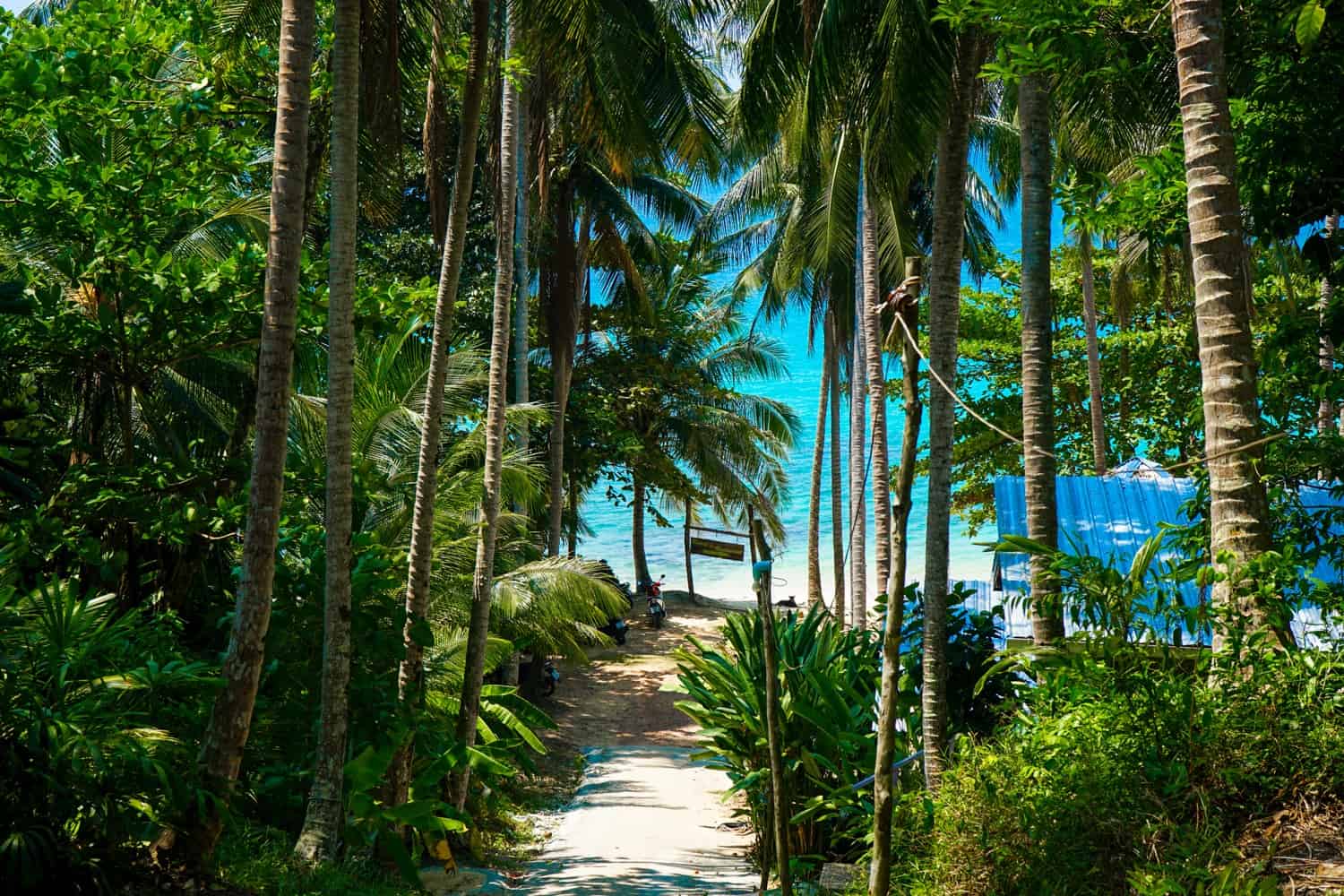 View of Koh Kut beach from above