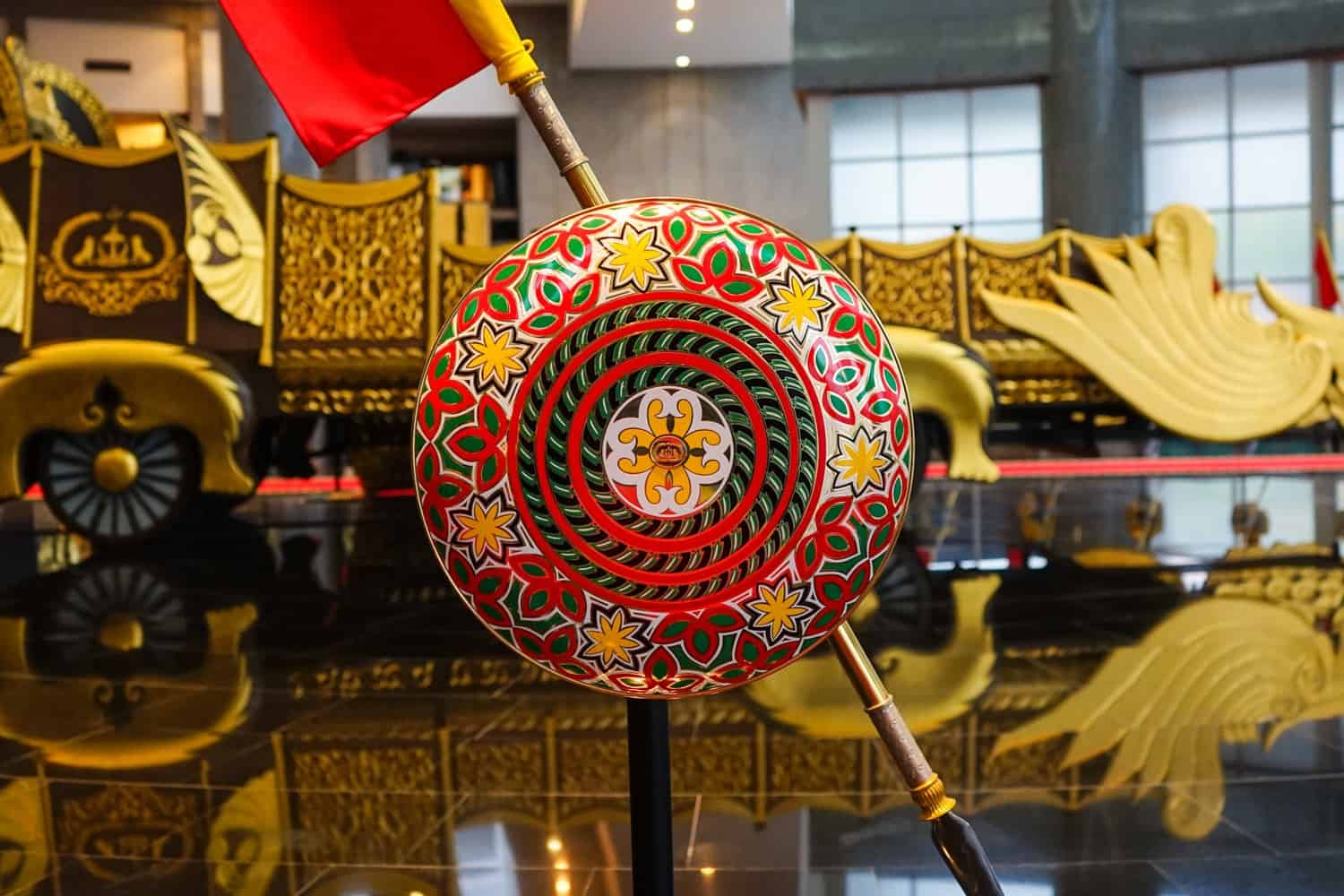 Inside the Royal Regalia Museum in Bandar Seri Begawan