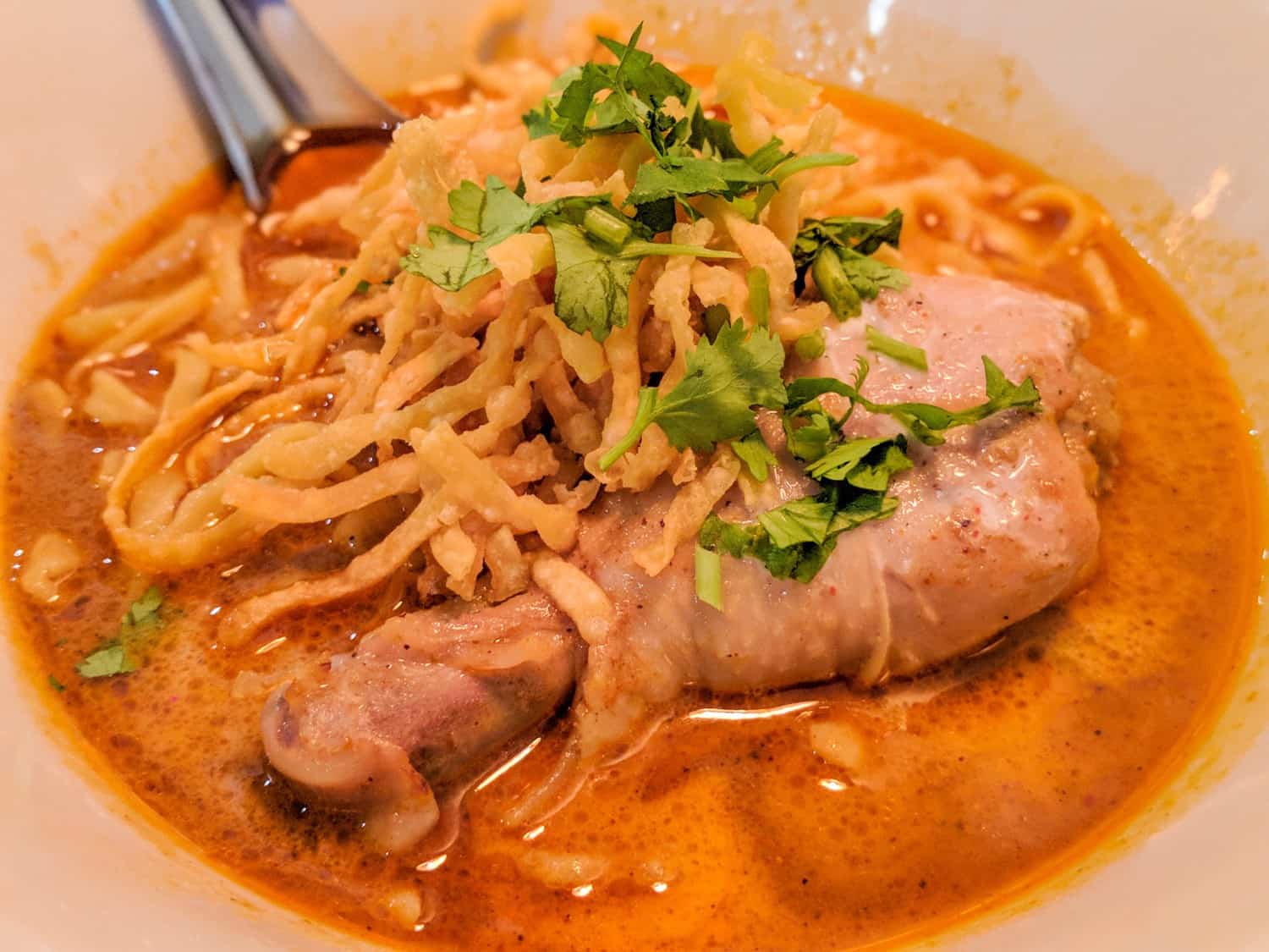 Khao soi in Ari, Bangkok