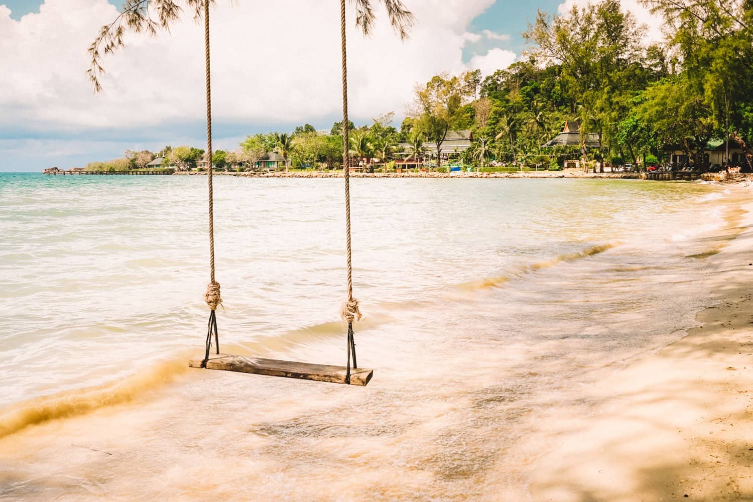 Klong Prao Beach swing in Thailand