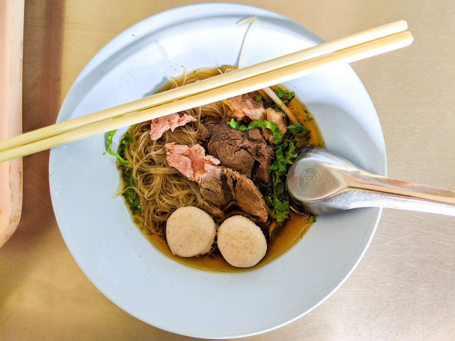 Noodle soup in Bangkok