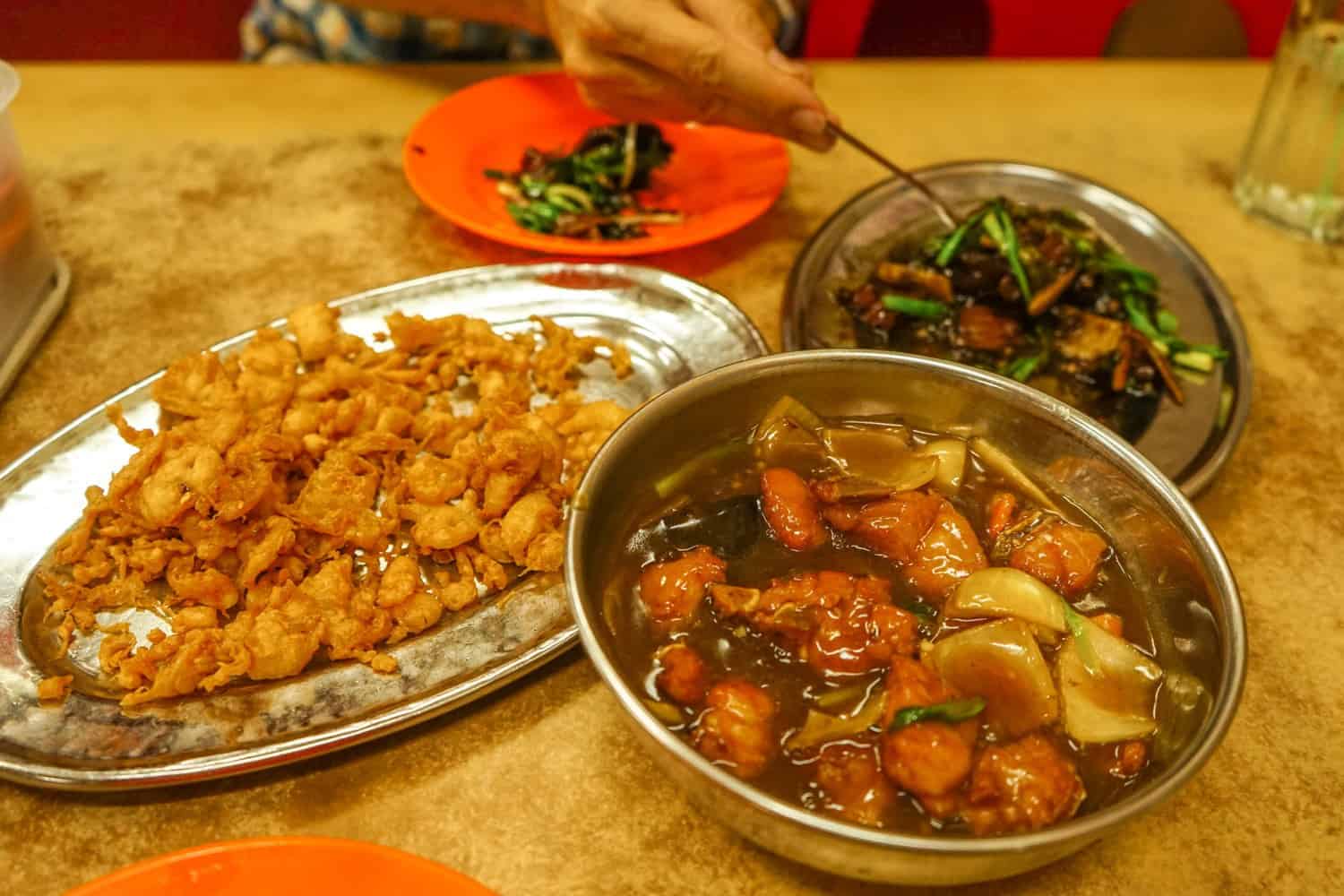 Dishes in Kota Kinabalu
