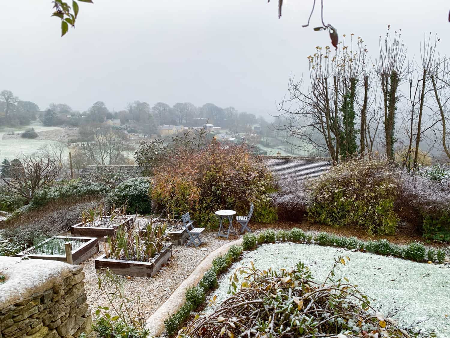 The Cotswolds in the snow
